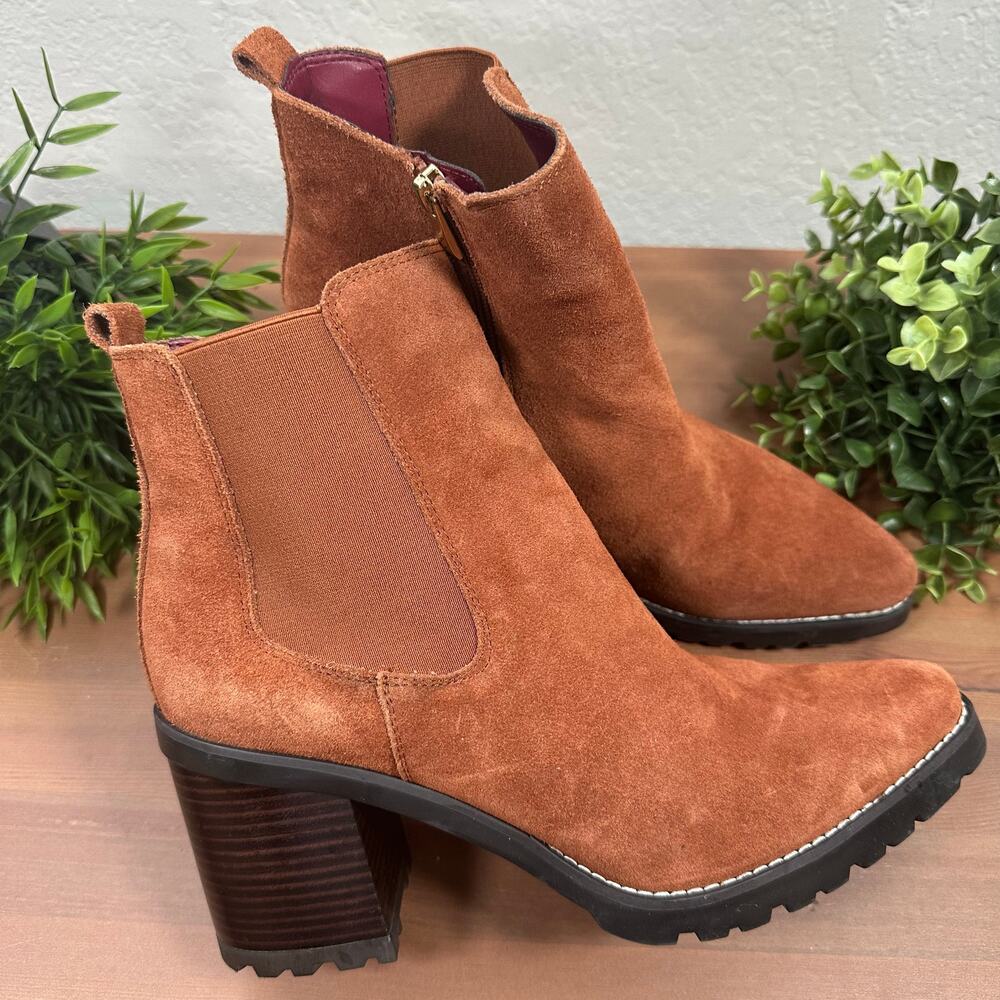 Franco Sarto Women's Trent Leather Booties Size 10